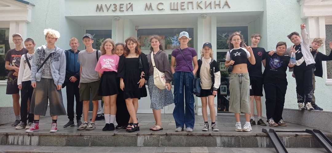 Лагерь &amp;quot;Ровесник&amp;quot; посетил дом-музей М. С. Щепкина в с. Алексеевка. ??.
